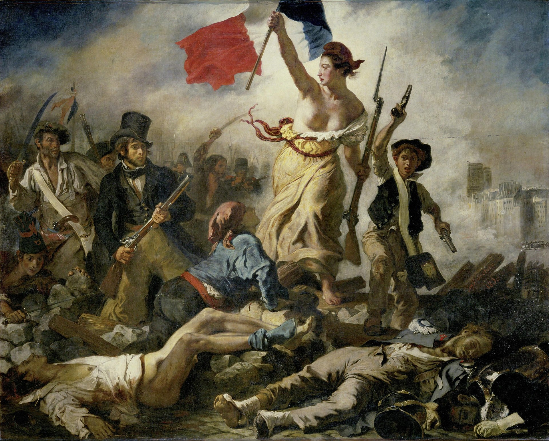 Eugene Delacroix - 28 iulie.  Libertatea conduce poporul.jpg